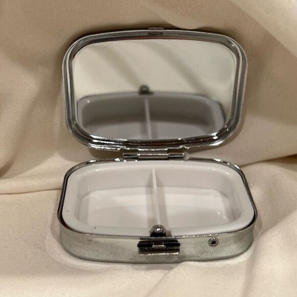 NBC Oogie Boogie Travel Pill Box 2 Compartment Decorative Medicine Pill Case NEW - Picture 4 of 4